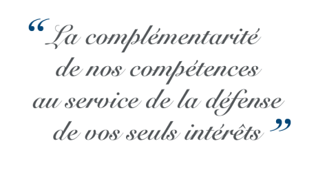 La copmplémentarité dans les domaines du Droit pénal - général - des affaires - de la famille - du travail - militaire et international - Droit de la peine - Droit des mineurs - Droit de la famille et des personnes - Droit civil - Droit des voies d’exécution - Droit de la consommation - Droit administratif - Droit de la nationalité - Droit consulaire - Droit de la réparation du préjudice corporel - Droit européen et international - Procédure d’appel.