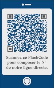 FlashCode pour composer la ligne directe du Cabinet Bariseel-Lecocq & Associés - Avocats pénalistes - Paris